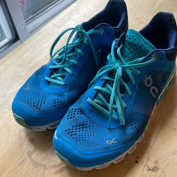 On Running Womens Cloudflow Malibu/Curacao Running Shoe size 8.5 - Picture 14 of 16